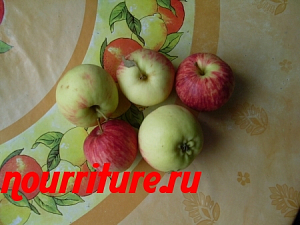 Запеканка-шарлот с яблоками и творогом при атопической экземе